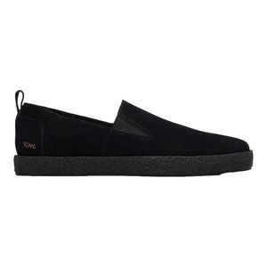 Toms‎ Shoes Men’s Size 8.5 Lowden Black Suede Casual Slip On Sneakers 10016932
